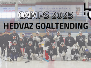 Letní hokejové brankářské kempy Hedvaz Goaltending 2025