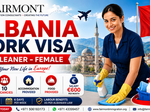 Albania Work Visa for Female Cleaners – Salary, Benefits & Complete Guide 2026