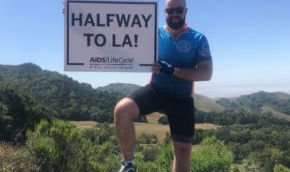 California cycle ride sees Dan from UK Tram raise charity cash