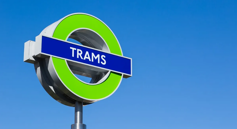 London Trams Sign