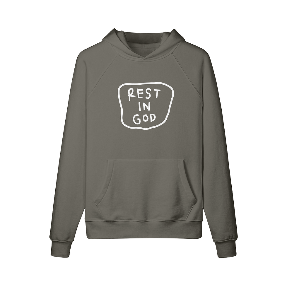 Thumbnail: REST IN GOD — FLEECE LINED HOODIE