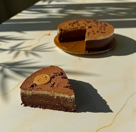 Vegan tiramisu cake in Miami