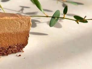 vegan zen cake espresso salt caramel