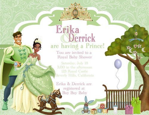 Princess And The Frog Boy Couples Shower Invitations Sold In Sets