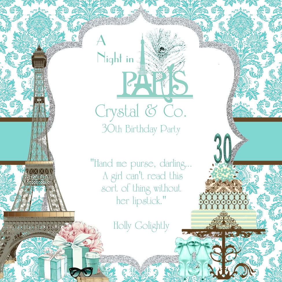Thumbnail: "I Love Paris" Tiffany Blue Custom Exploding Box Event Invitation