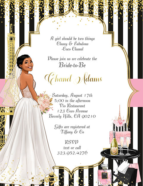 bridal dress shower invitations Wedding Dress Bridal Shower Invitation