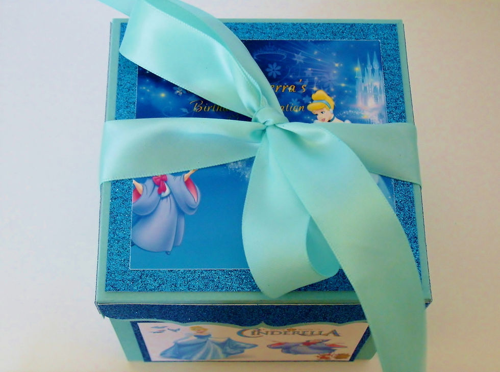 Thumbnail: Princess #2 Cut-Out Custom Exploding Box Event Invitation
