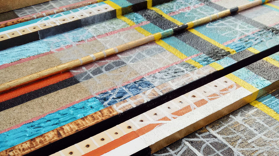 Thumbnail: Shann Whitaker Time Lines artwork closeup