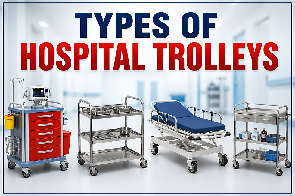 Types of Hospital Trolleys and Their Uses