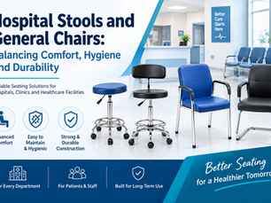 Hospital Stools and General Chairs: Balancing Comfort, Hygiene and Durability