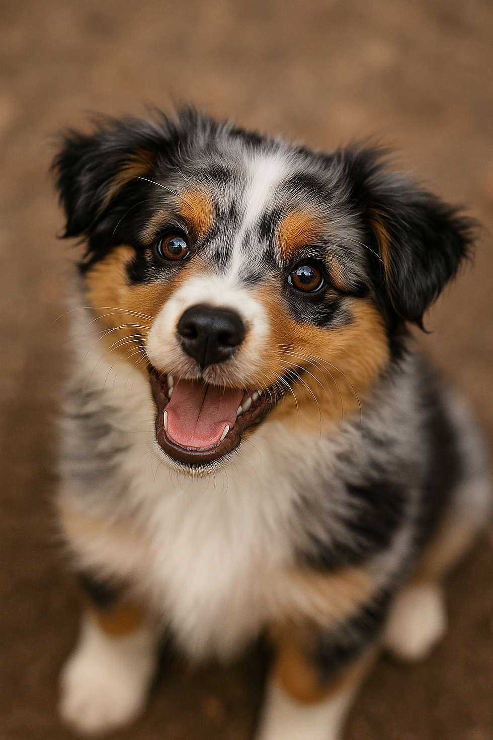 8-week-old Mini Aussie ready for potty training!