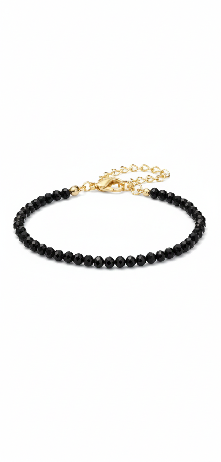 Bracelet – Obsidienne “Bouclier & Ancrage”