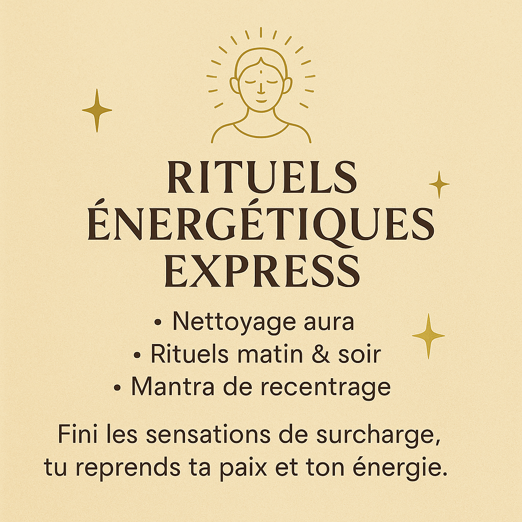RITUELS ÉNERGÉTIQUES EXPRESS