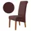 Thumbnail: 1/2/4/6 Pieces Real Velvet Fabric XL Size Chair Cover