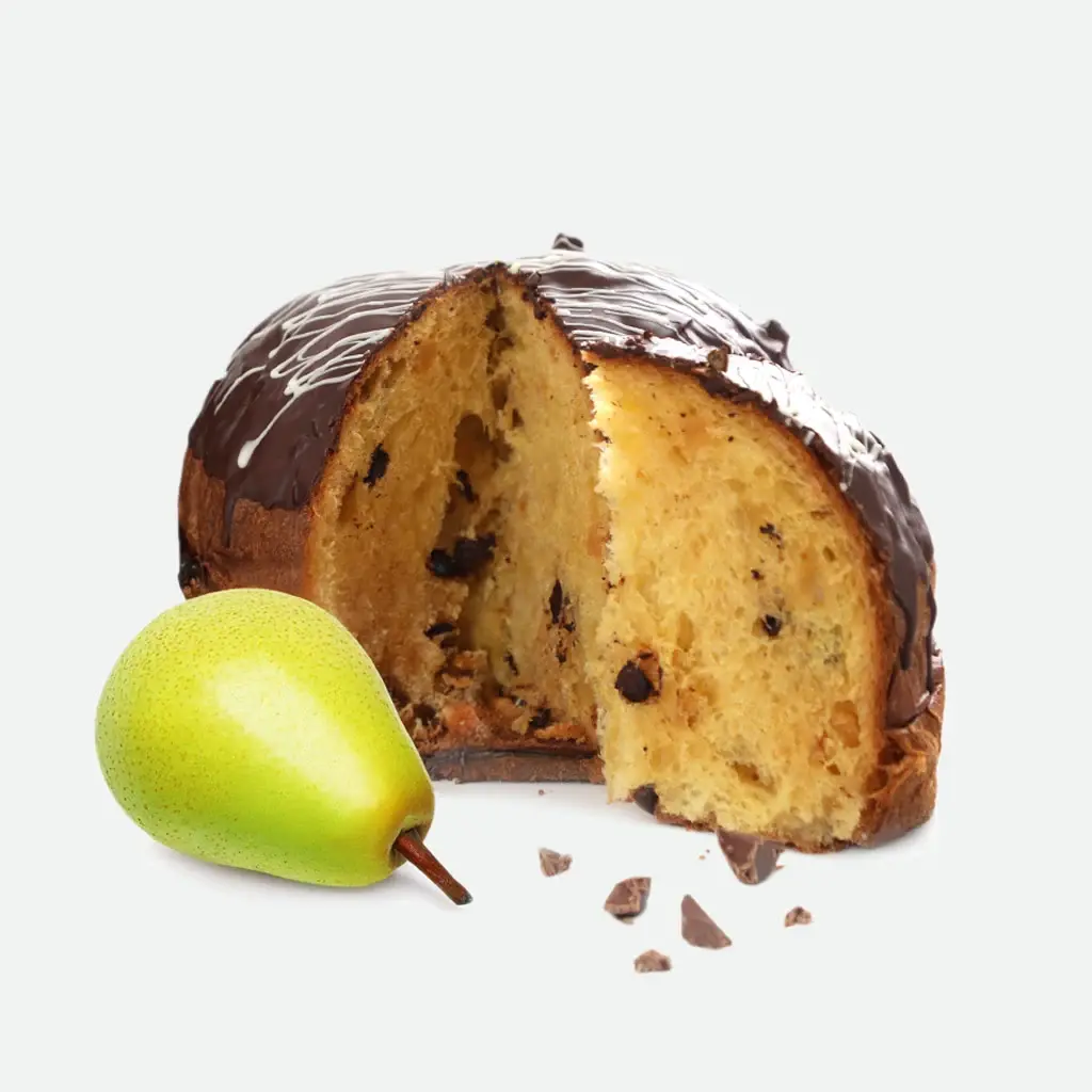 Panettone pere e cioccolato