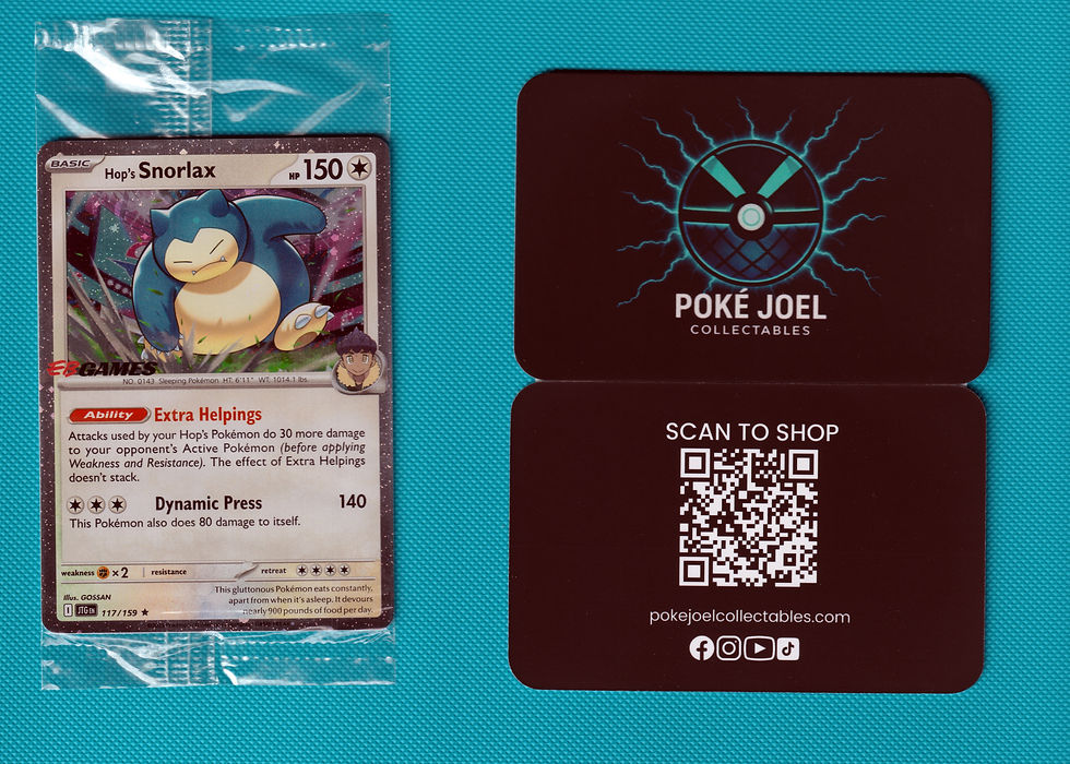 Thumbnail: Hops Snorlax 117/159, Sealed EB Games Stamp Promo, Journey Together Masterset