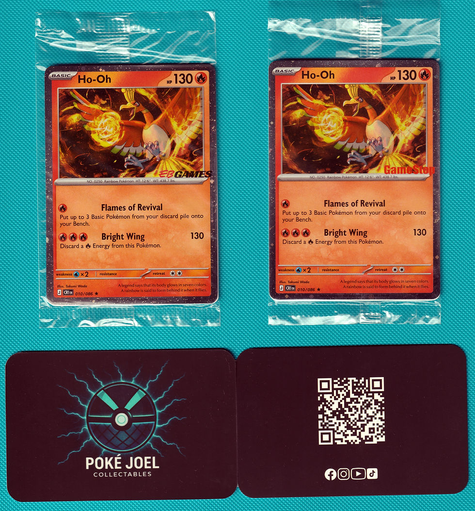 Thumbnail: Ho-oh Sealed Eb Games & Gamestop Stamp Promo 010/086 For Chaos Rising Masterset