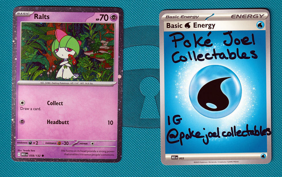 Thumbnail: Ralts 058/132 Cosmos Holo, Mega Evolution Base Masterset Promo