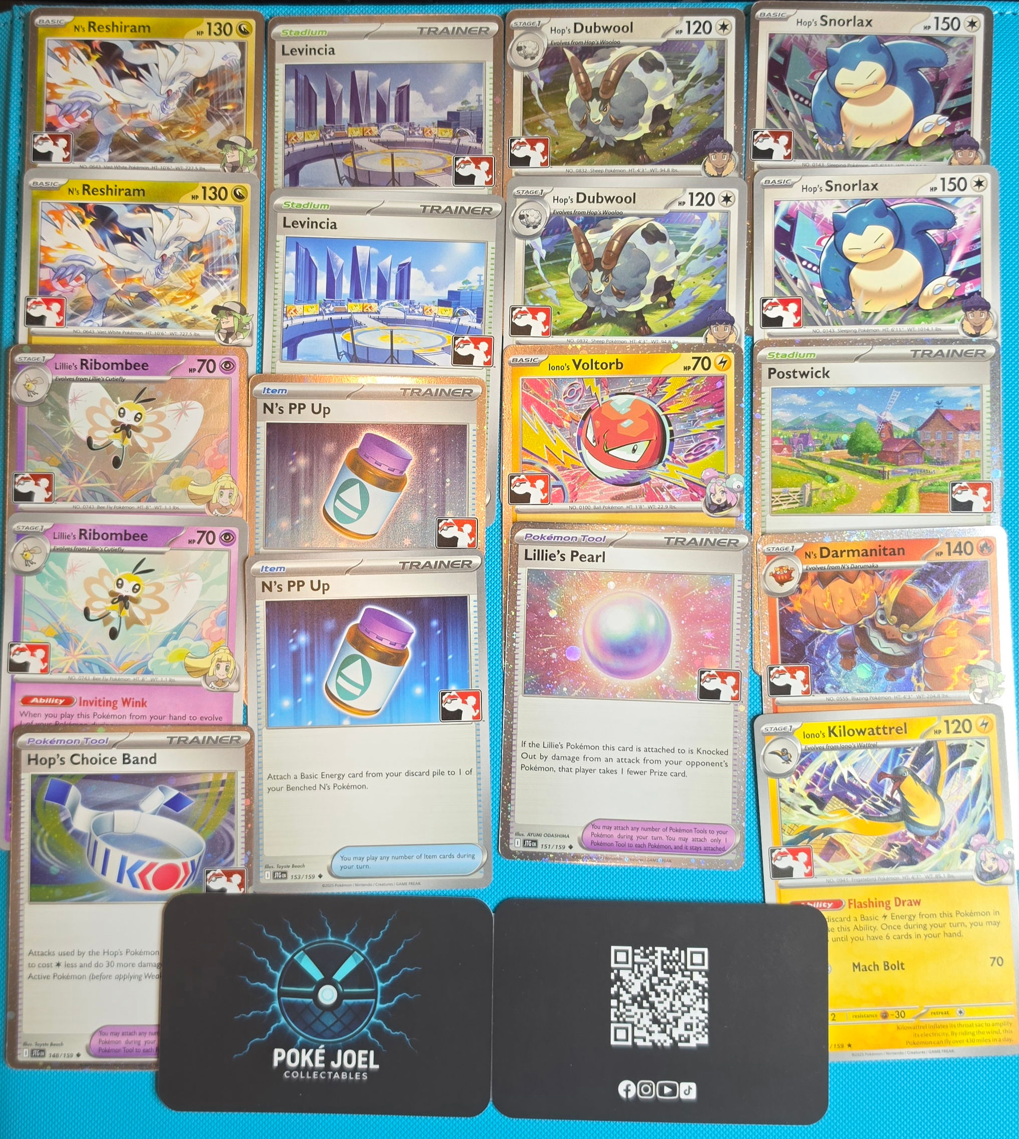 Journey Together Play Stamp prize series 8 full set of JTG Cards All 18
