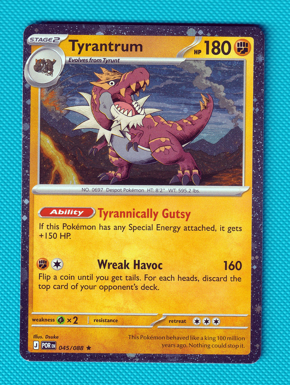 Thumbnail: All 4 Blister Cosmo Gengar, Luxray, Tyrantrum, Aurorus Perfect Order  Masterset