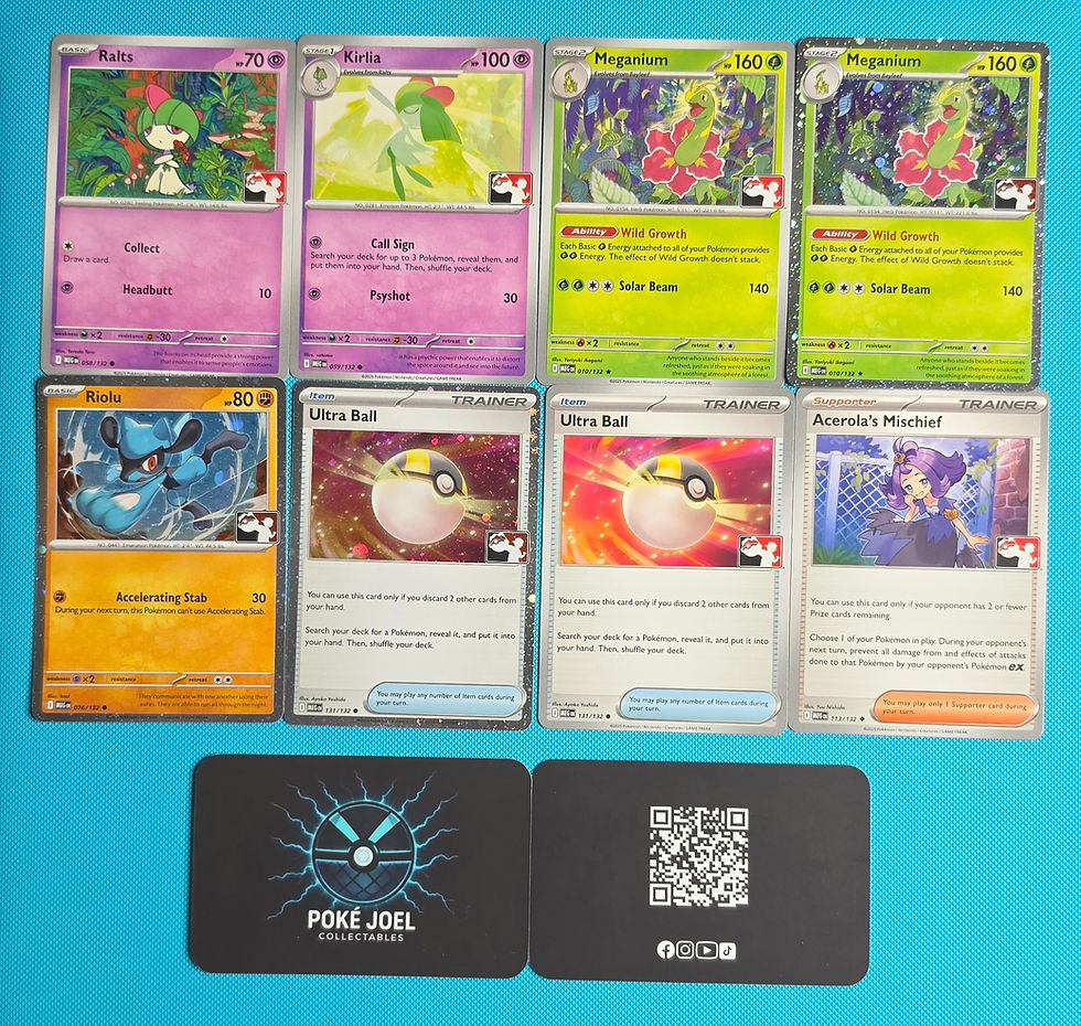 Thumbnail: All 8 Mega Evolution Series 9 Exclusive Prize series 9 Play! Stamped