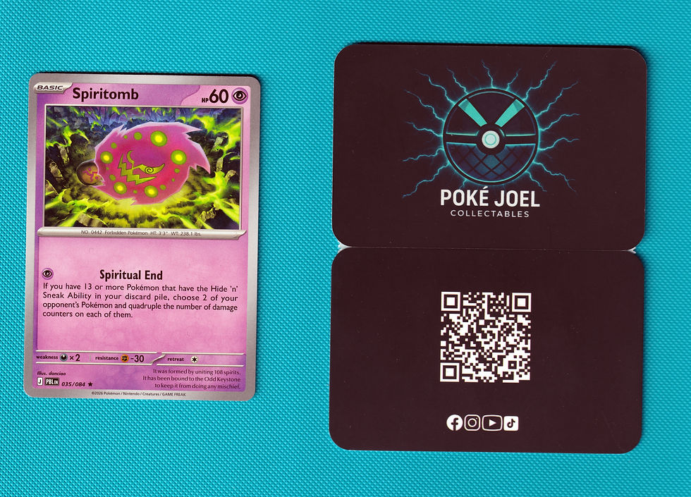 Thumbnail: Spiritomb 035/084 Non Holo Rare from Build & battle Pitch Black Masterset