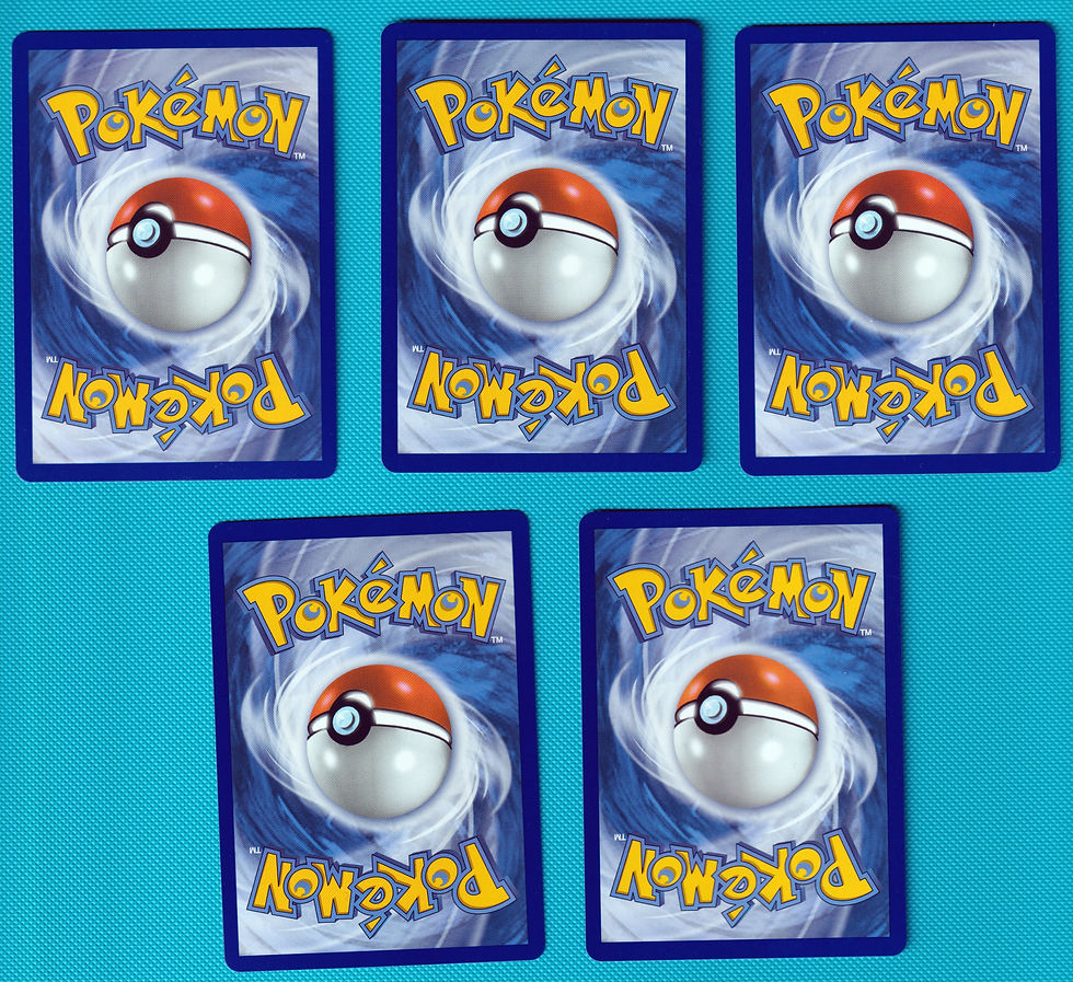 Thumbnail: All 5 Phantasmal Flames EX cards from Prize series 9 Play! Stamped complete set