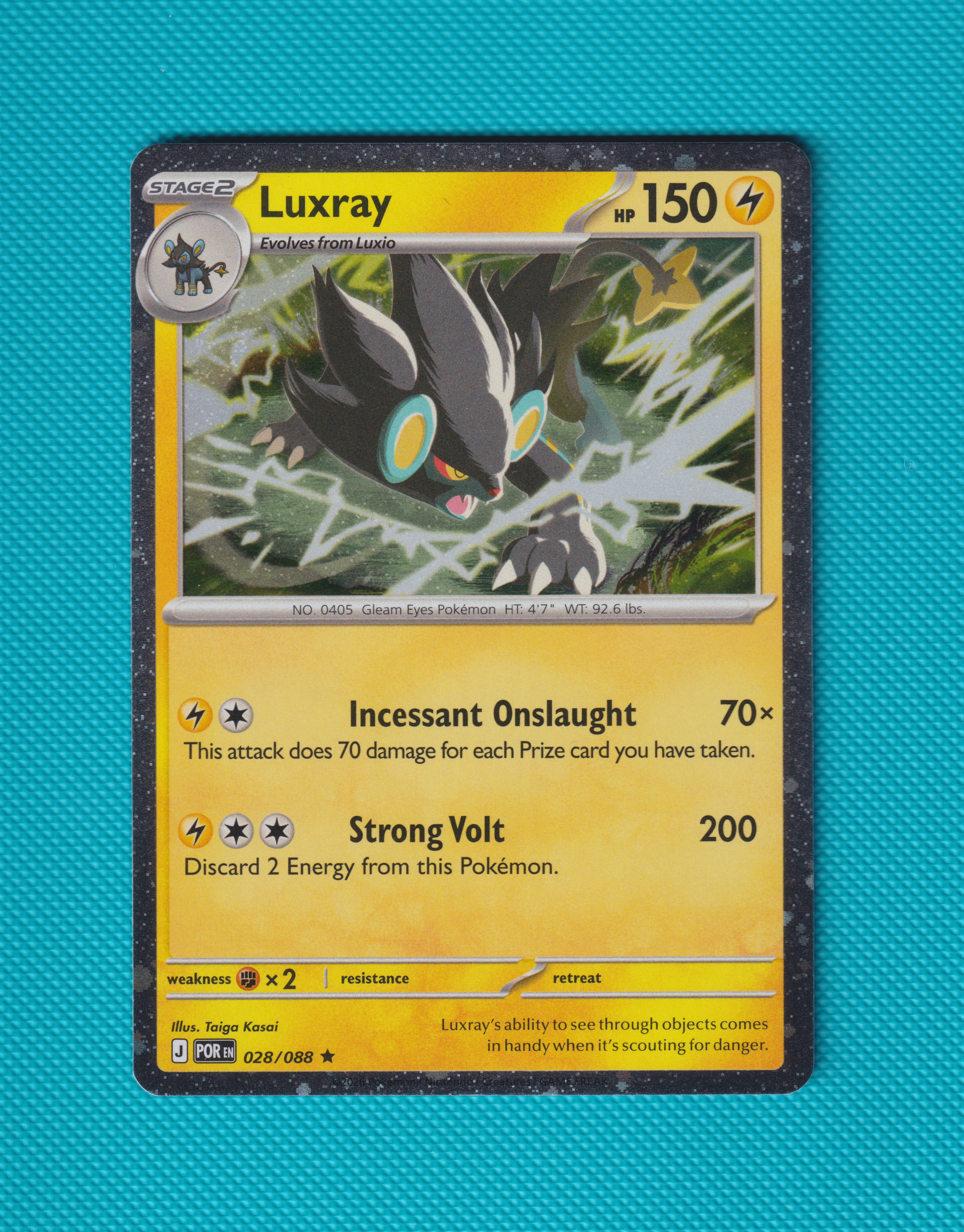 Luxray 028/088 Perfect Order Masterset Single Pack Blister Promo Cosmo Holo