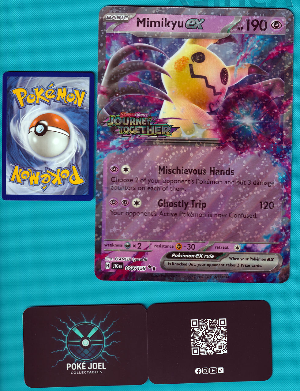 Thumbnail: Mimikyu EX 069/159 Jumbo Journey Together Stamp Master Set, promo Oversized