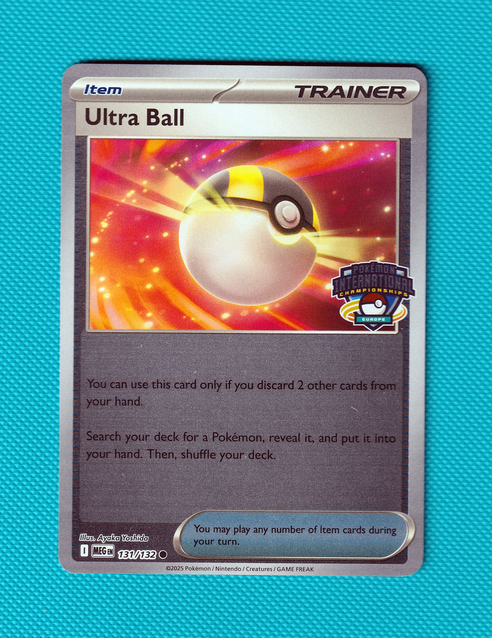Thumbnail: Ultra Ball All 3 International Promo'a 2026, Mega Evolution MasterSet 131/132