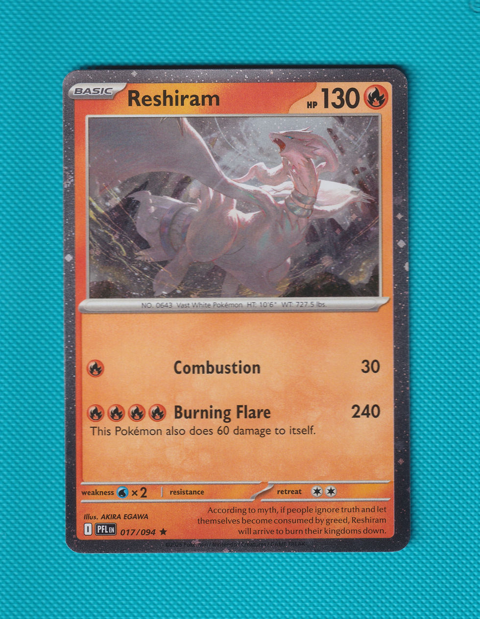 Thumbnail: Cosmo Reshiram 017/094 Phantasmal Flames Masterset USA Exclusive 