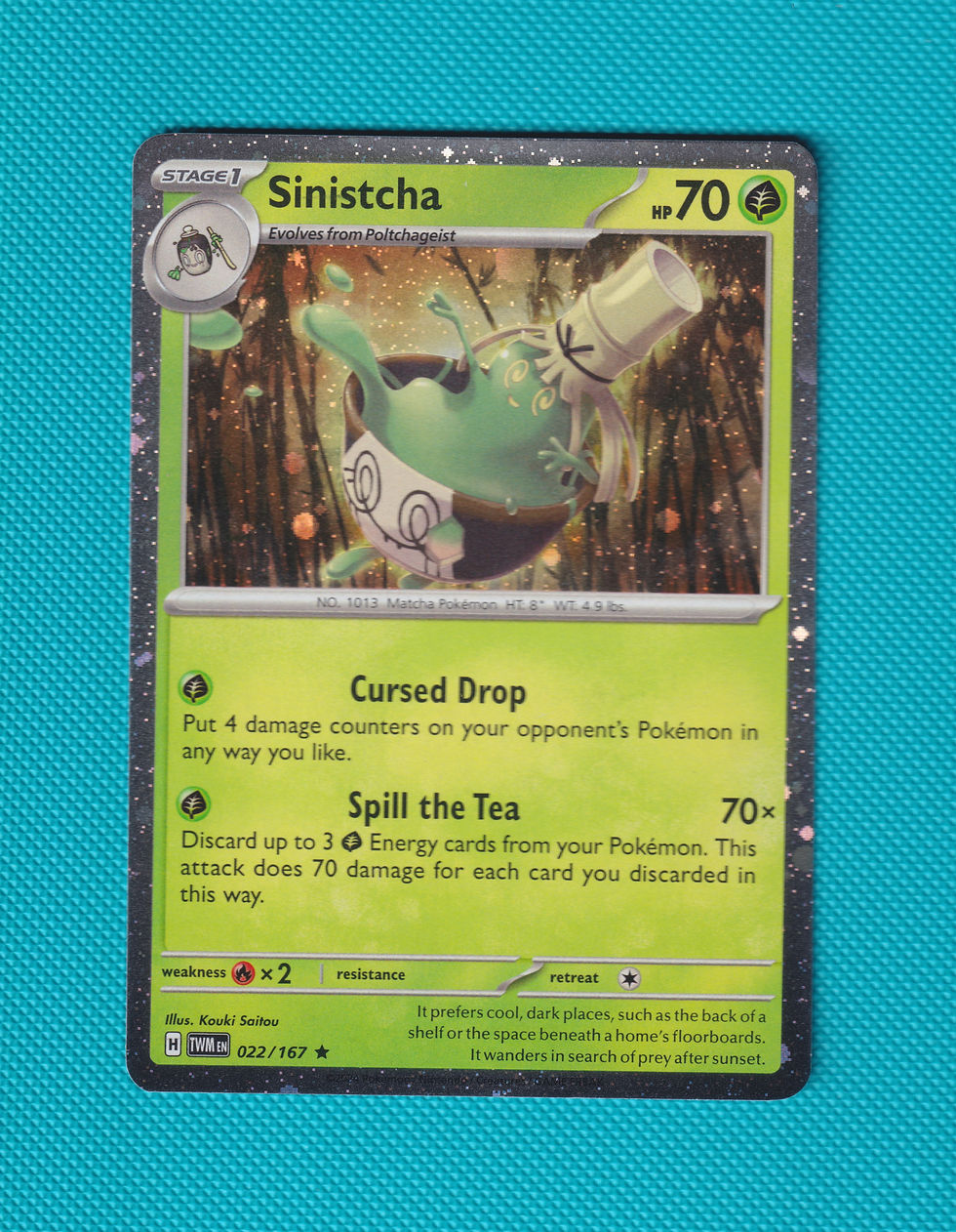 Thumbnail: Sinistcha 022/167 Cosmo Holo Promo Twilight Masquerade masterset USA Exclusive 