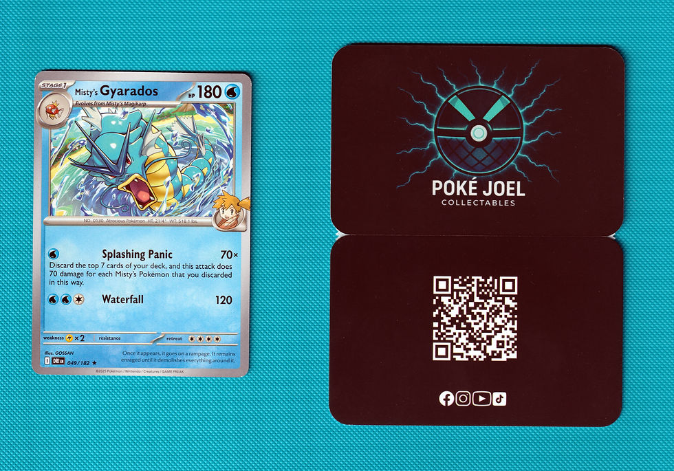Thumbnail: Mistys Gyarados 049/182 NON HOLO Destined Rivals Build Battle Deck Exclusive