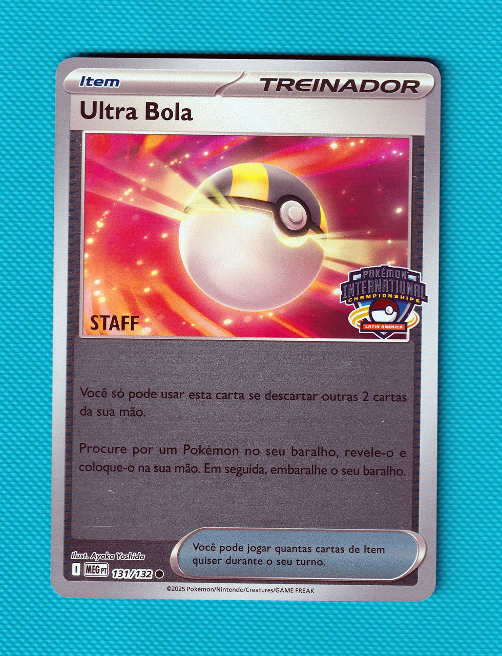 Thumbnail: Ultra Ball STAFF All 3 International Promos 26 Mega Evolution MasterSet 131/132