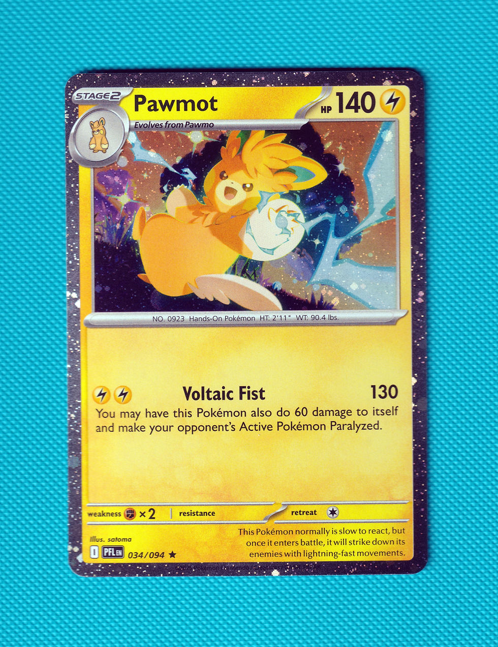 Thumbnail: Cosmo Pawmot 034/094 & Flygon 053/094 Phantasmal Flames Masterset