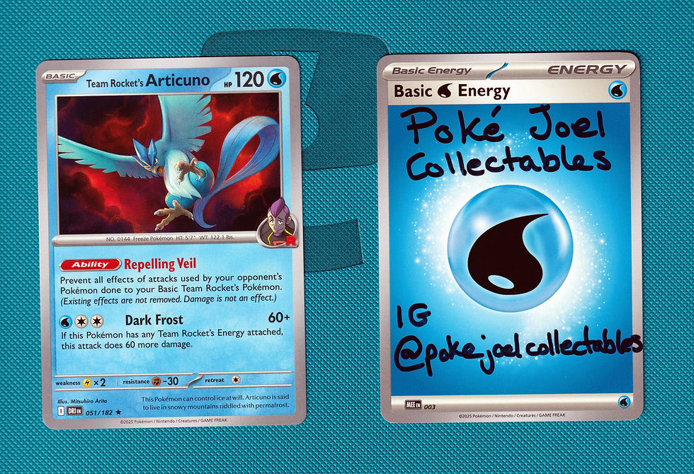 Thumbnail: Team Rockets Articuno Non Holo Rare 051/182 - Destined Rival MasterSet 