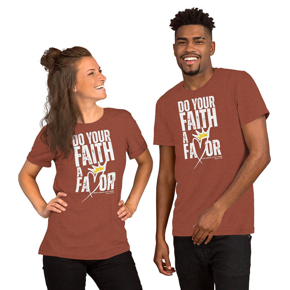 Thumbnail: Do Your Faith A Favor T-Shirt (White Lettering)