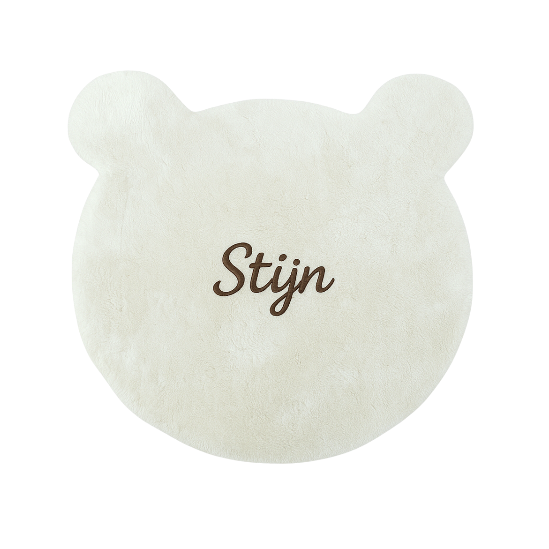 Vloerkleed tapijt beertje kinderkamer en babykamer 