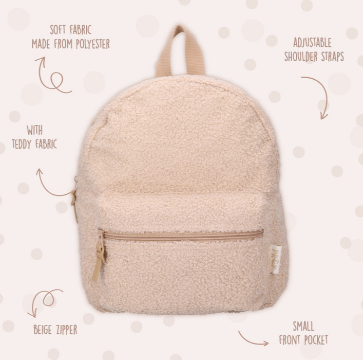 Thumbnail: Rugzak Prêt Ridge And Row teddy beige