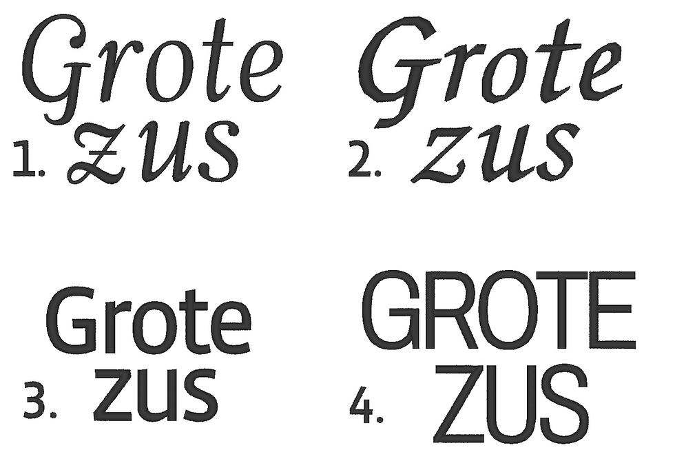Thumbnail: (Grote) broer of (grote) zus sweater trui