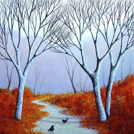 Blackbird Ramble III by Deborah Burrow