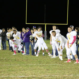 Senior Night for Football, Cheer and the Equestrian Team