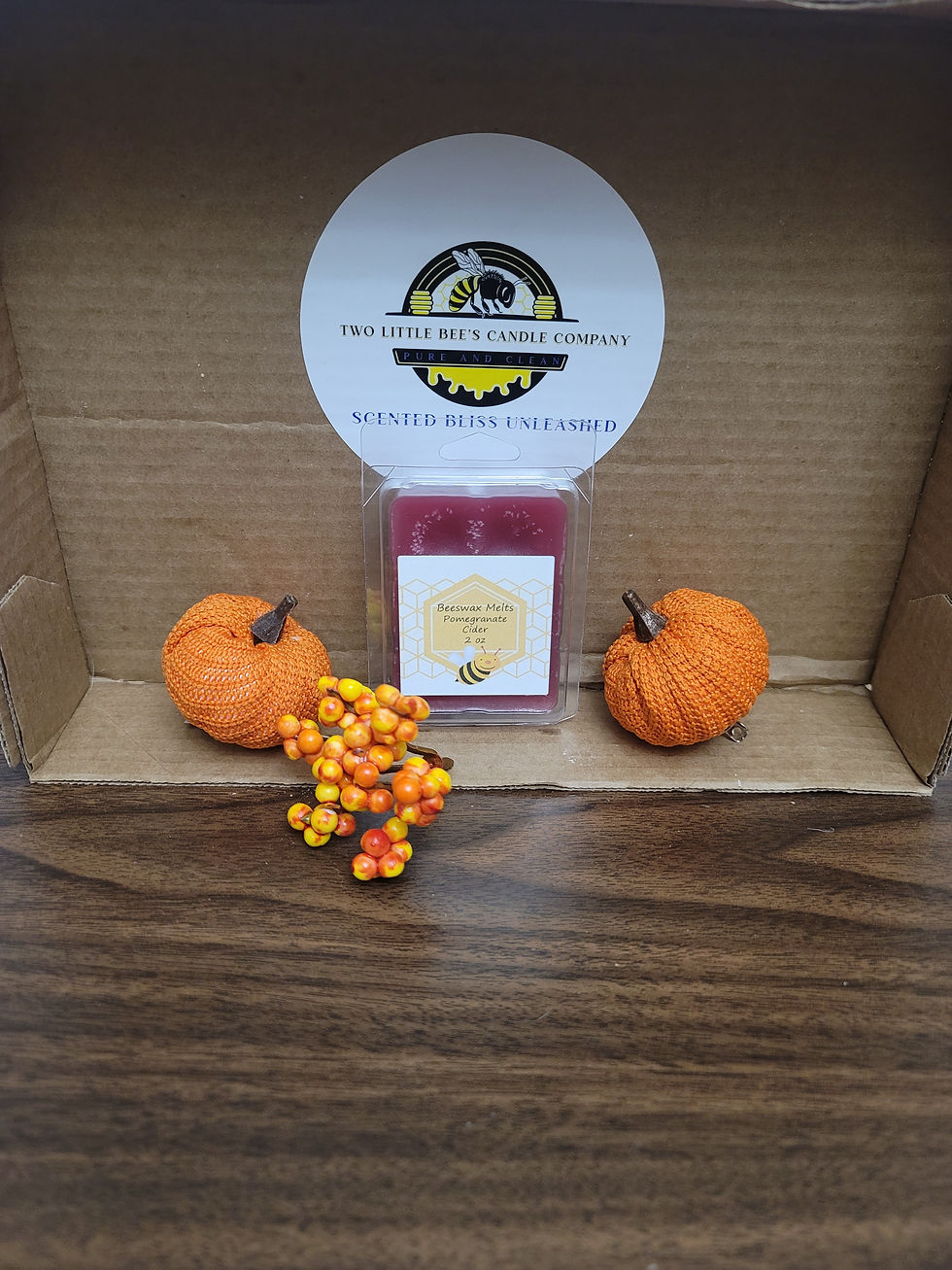 Pomegranate Cider Beeswax Wax Melt