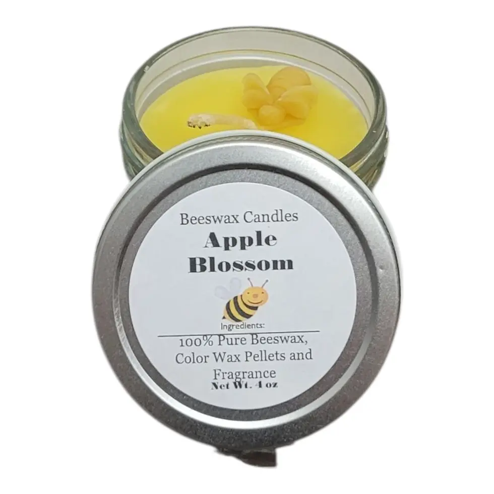 Thumbnail: Apple Blossom Beeswax Candles