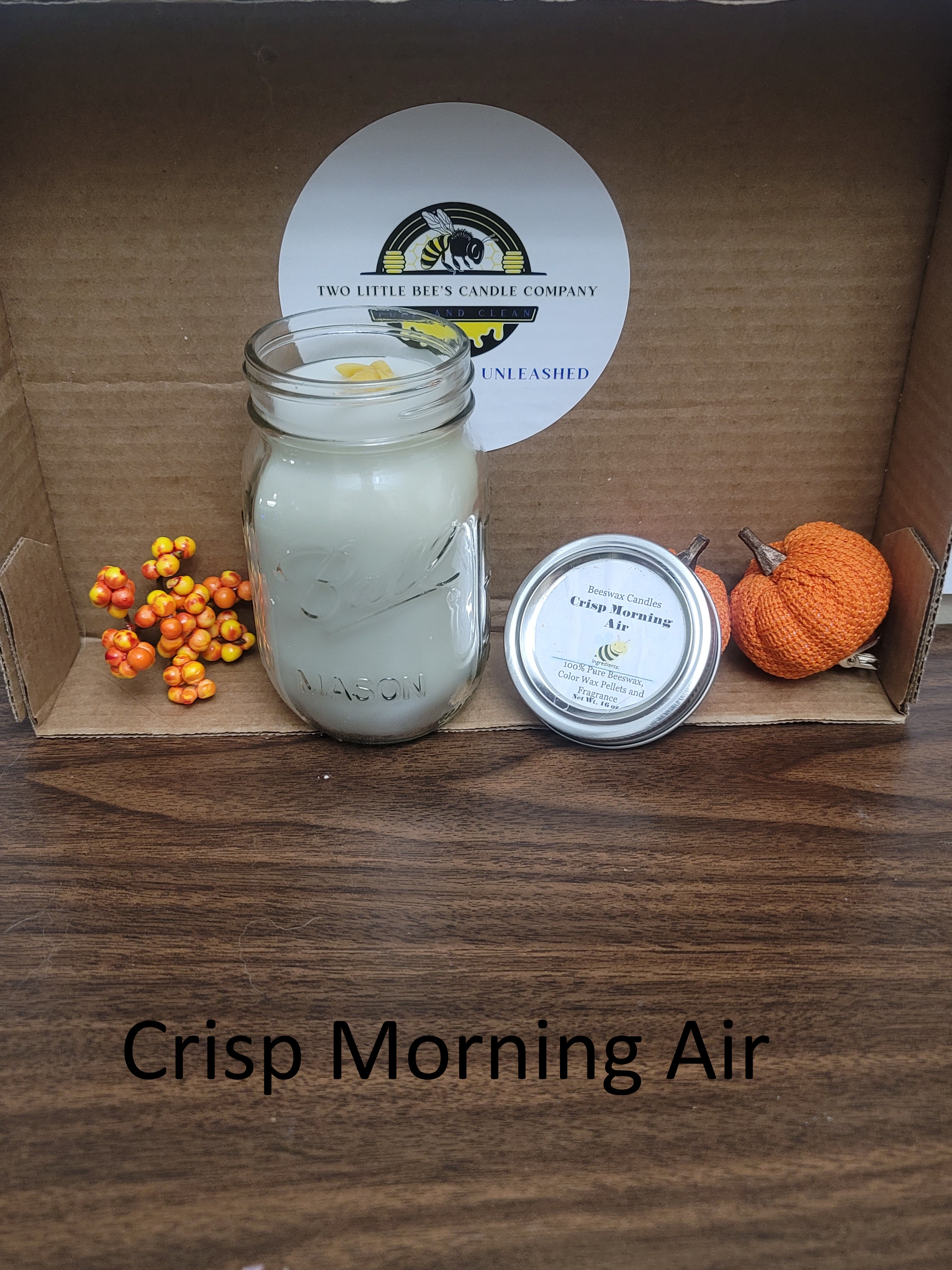 Crisp Morning Air 16oz Beeswax Candles