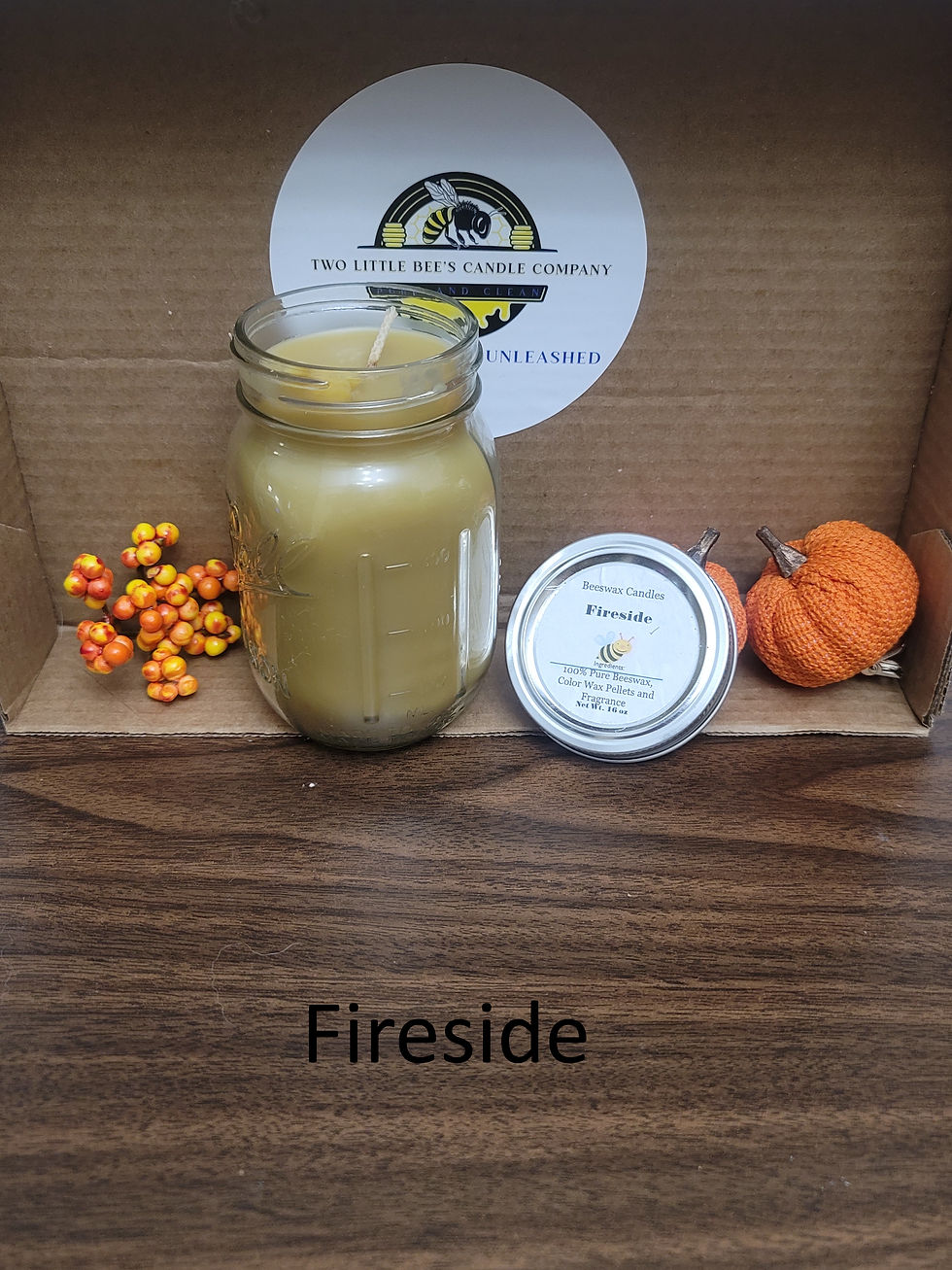 Fireside 16oz Beeswax Candles