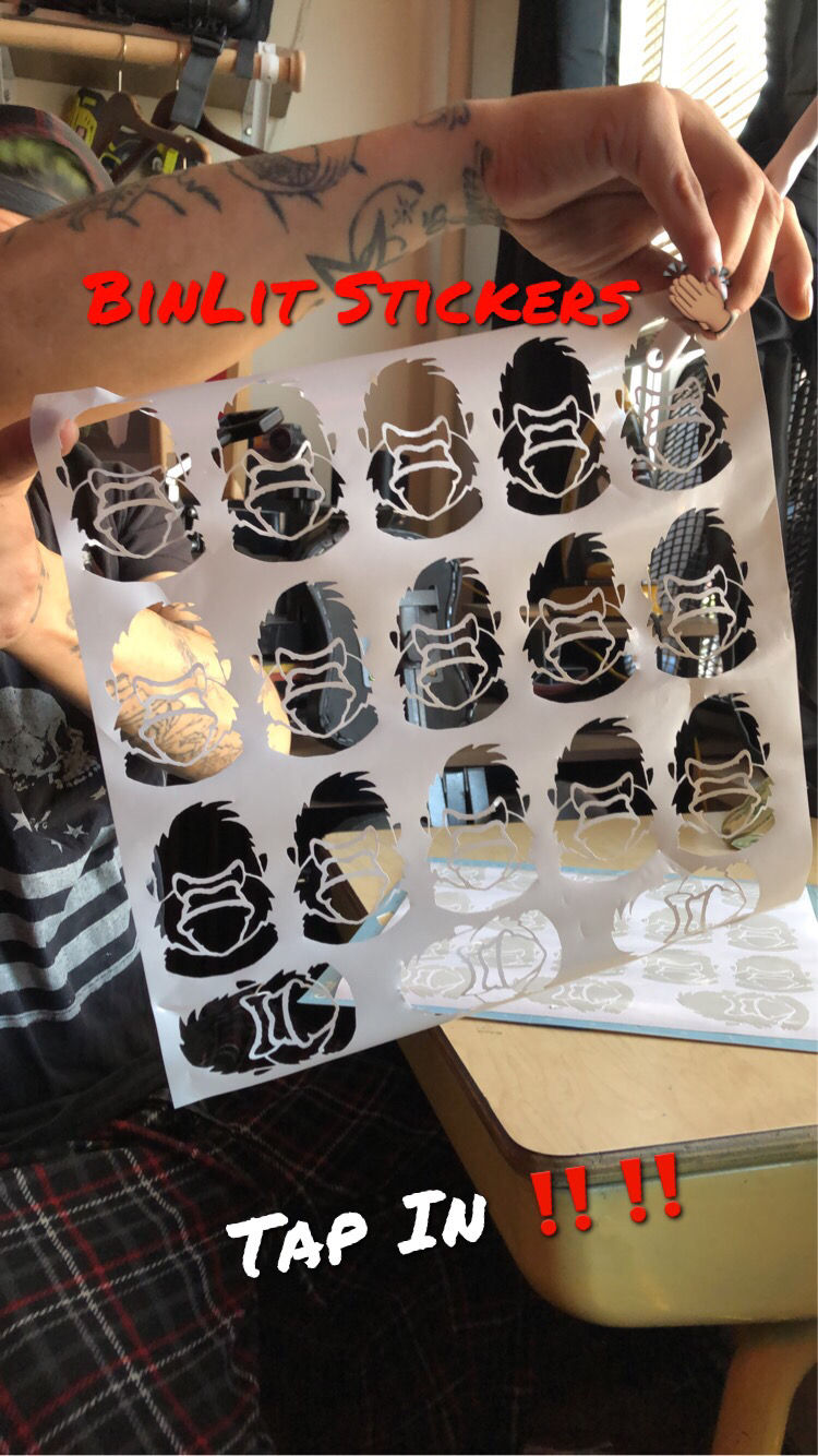 Thumbnail: BinLit Stickers 