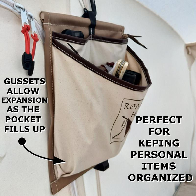 Thumbnail: camping wall tent hanging pocket for small accessories