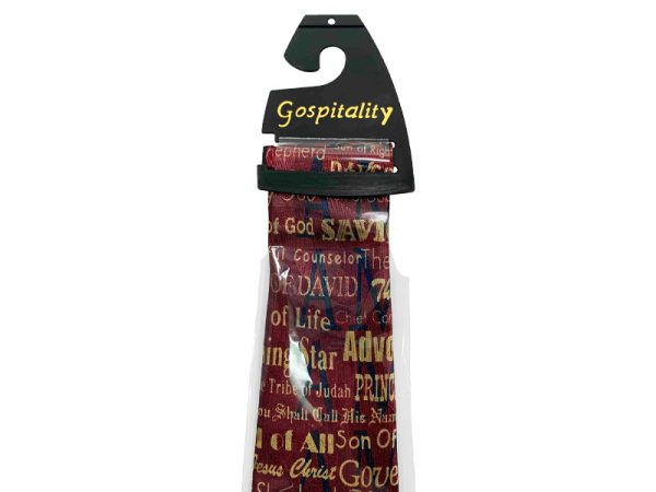 Thumbnail: I AM Tie Polyester –Burgundy