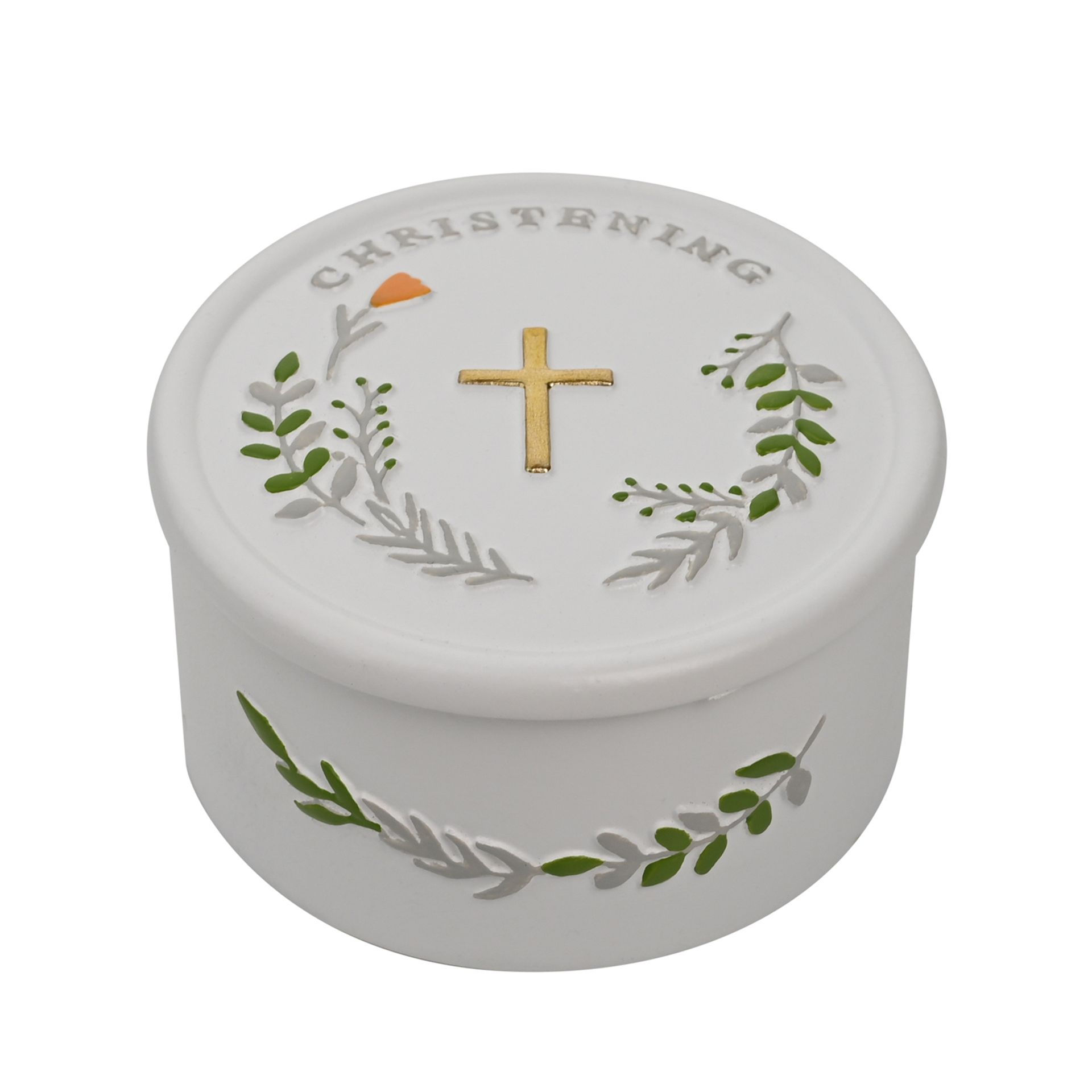 Faith & Hope Resin Trinket Box – Christening